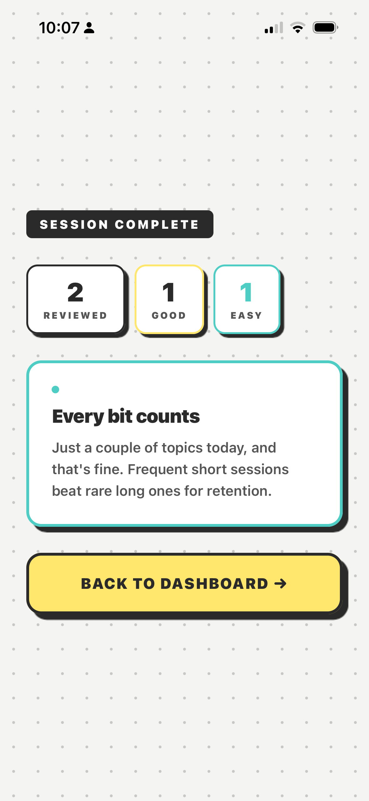 Kraemon session complete summary